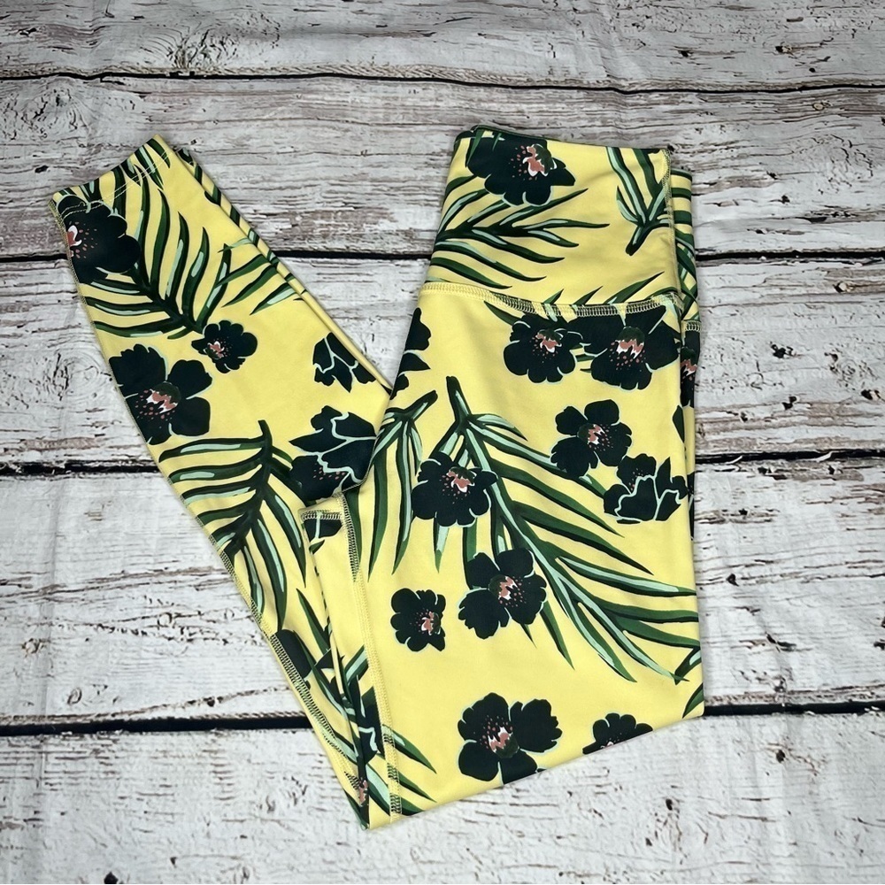 Beyond Yoga Bare 3 Tropical Print Legging Size M - Picture 4 of 9